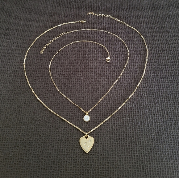 ✨️HP✨️ Luna🌙 Norte Double✌️ Necklace Set - Picture 2 of 15